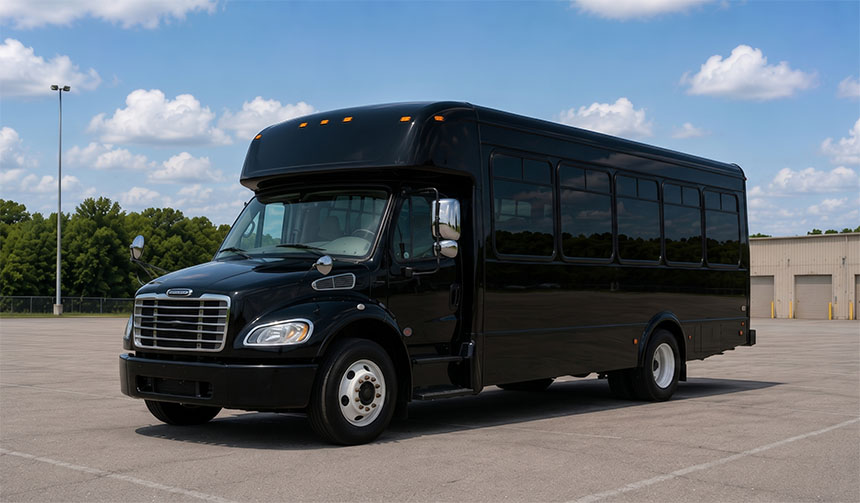 18-passenger minibus available for charter in Elgin, IL