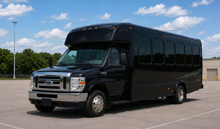 20-passenger minibus available for charter in Elgin, IL